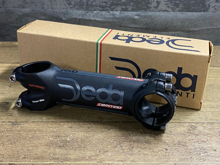 KN625 デダ Deda ZERO100 アルミ ステム 黒 アルミ ステム 黒 120mm Φ31.7 OS 82°
