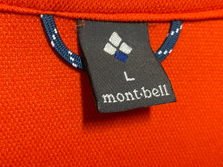 KC973 モンベル mont-bell 裏起毛 サイクルジャケット オレンジ L
