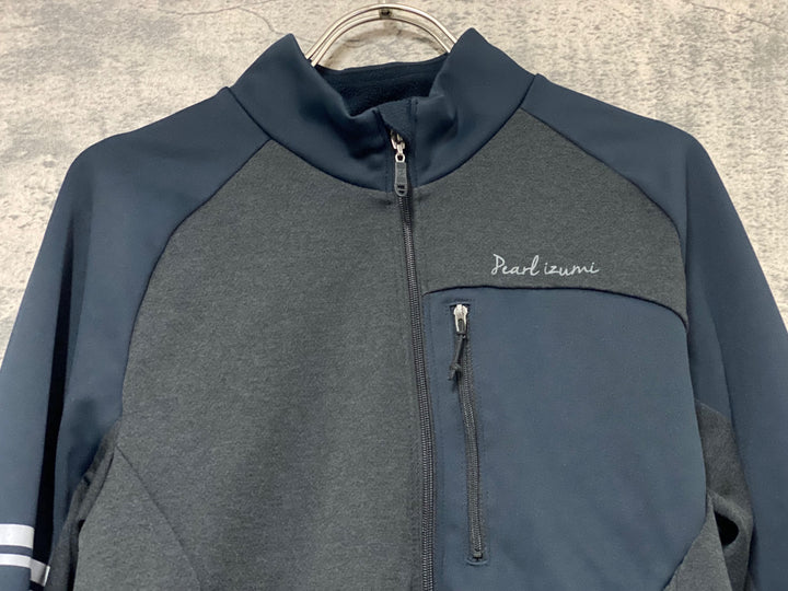 KG988 パールイズミ PEARL iZUMi 長袖 サイクルジャージ 黒 L 裏起毛
