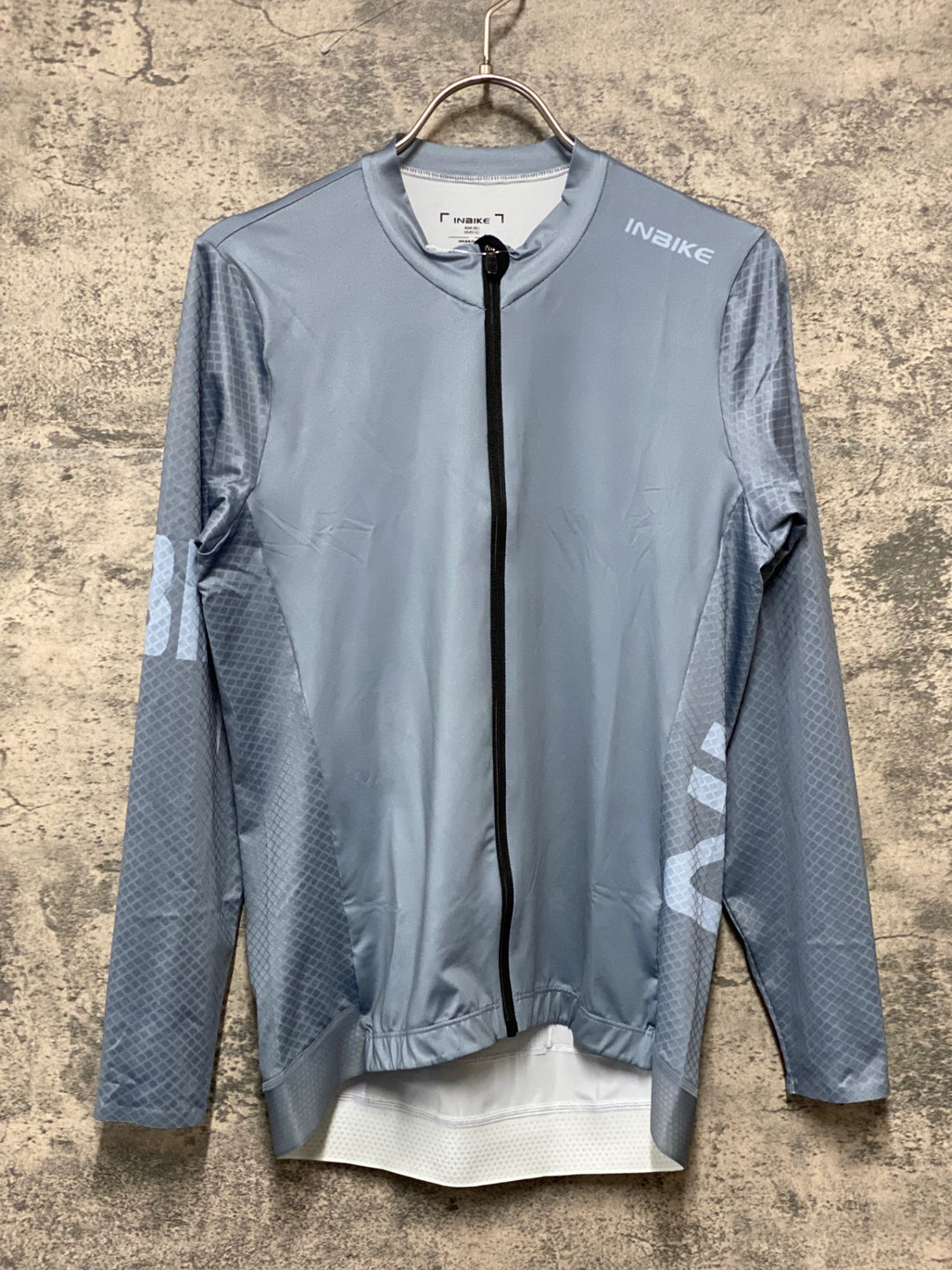 KI218 INBIKE 長袖 サイクルジャージ 青 XL