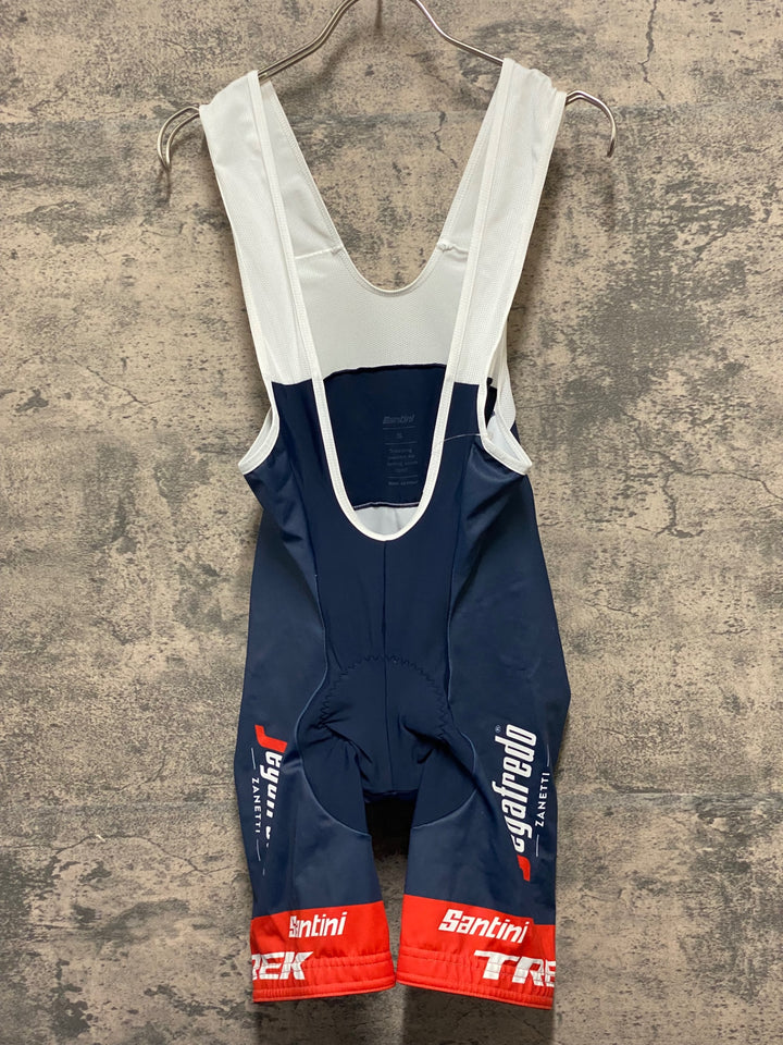 KL405 サンティーニ Santini ビブショーツ 紺 S TREK Segafredo