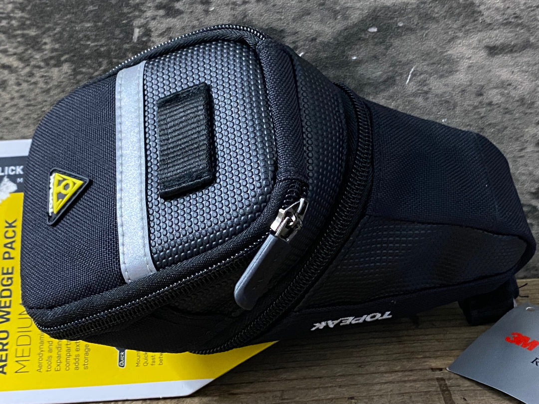 KN962 トピーク TOPEAK AERO WEDGE PACK MEDIUM サドルバッグ 黒