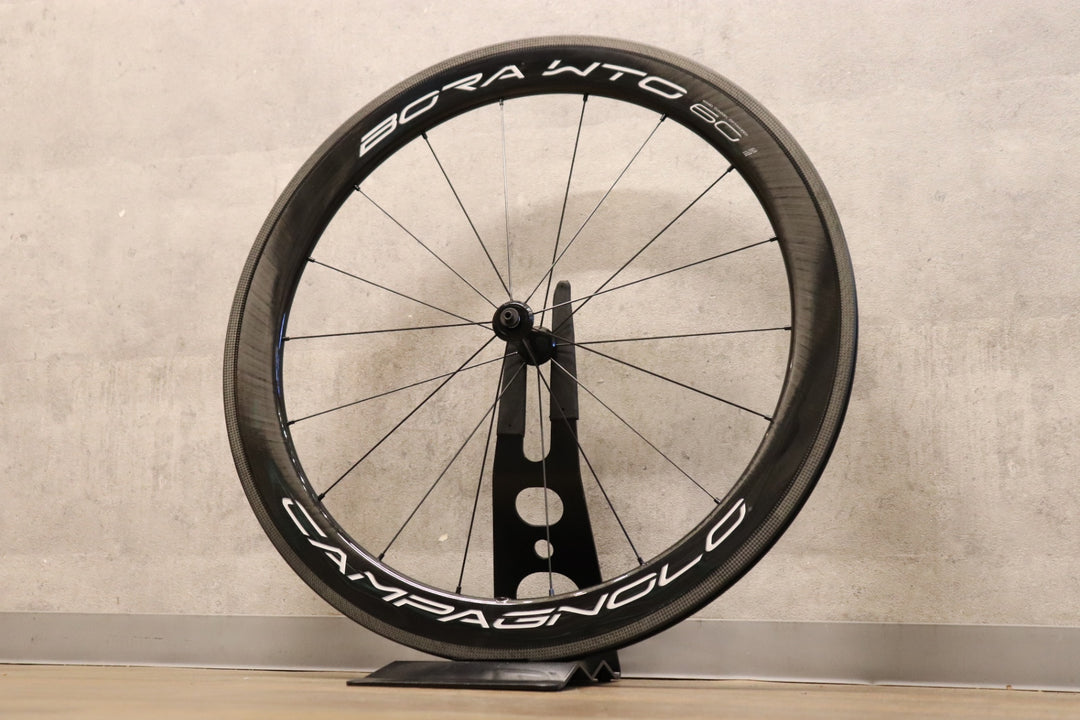 新品未使用 カンパニョーロ CAMPAGNOLO ボーラ BORA WTO 60 RIM AC3 カーボン クリンチャー チューブレス フロントホイール シマノ 19C 【さいたま浦和店】