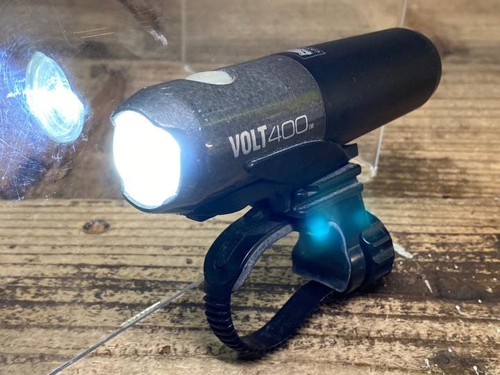 JH504 キャットアイ CATEYE ボルト VOLT400 フロントライト 点灯確認済み
