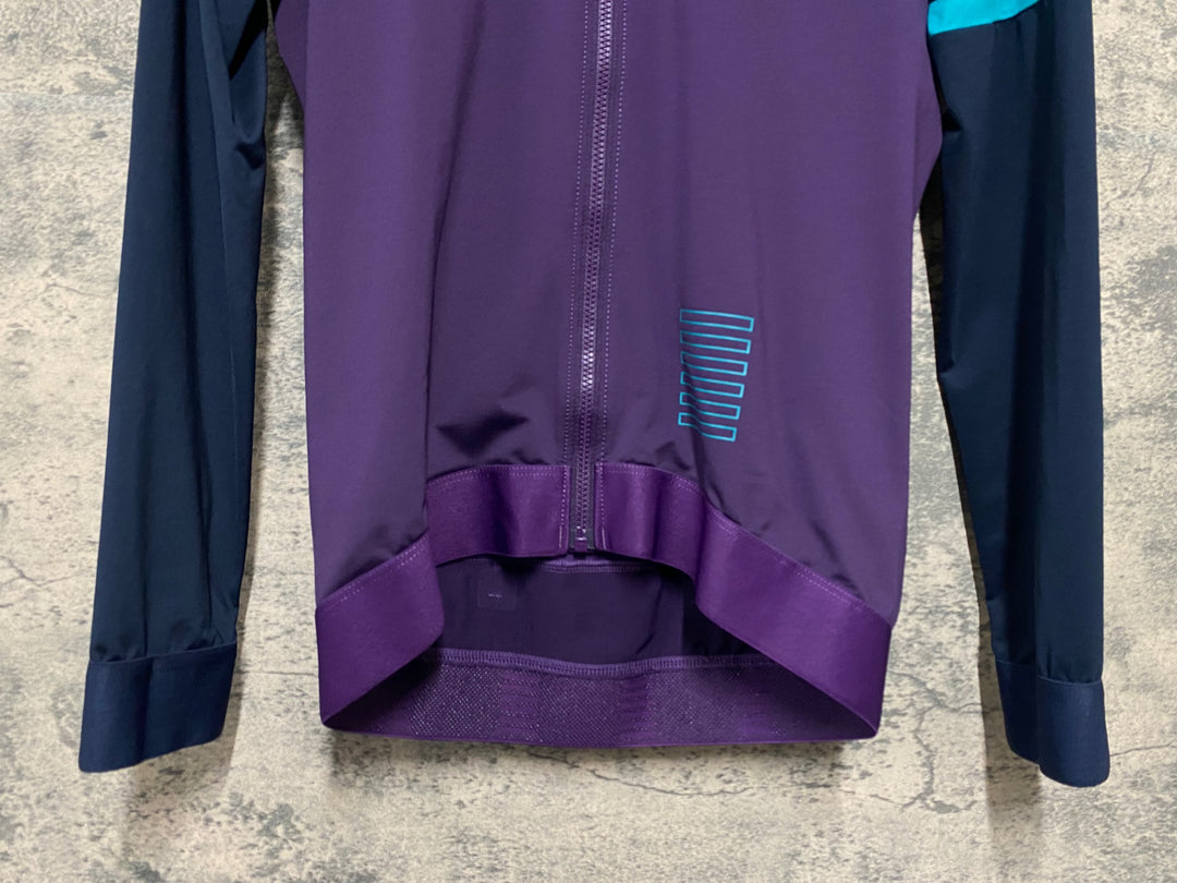 KB327 ラファ RAPHA PRO TEAM LONG SLEEVE TRAINING JERSEY 長袖 サイクルジャージ S 紫