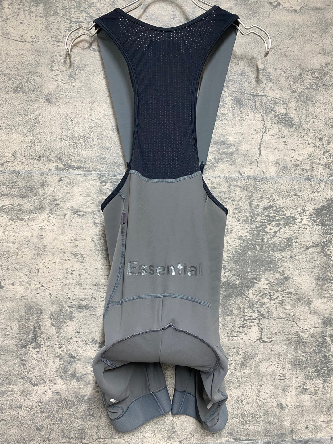 KA738 パスノーマルスタジオ PAS NORMAL STUDIOS Essential Thermal Bibs ビブショーツ グレー S 裏起毛
