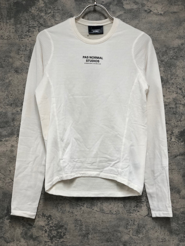 KM712 パスノーマルスタジオ PAS NORMAL STUDIOS THERMAL LONG SLEEVE BASE LAYER 長袖 ベースレイヤー 白 S
