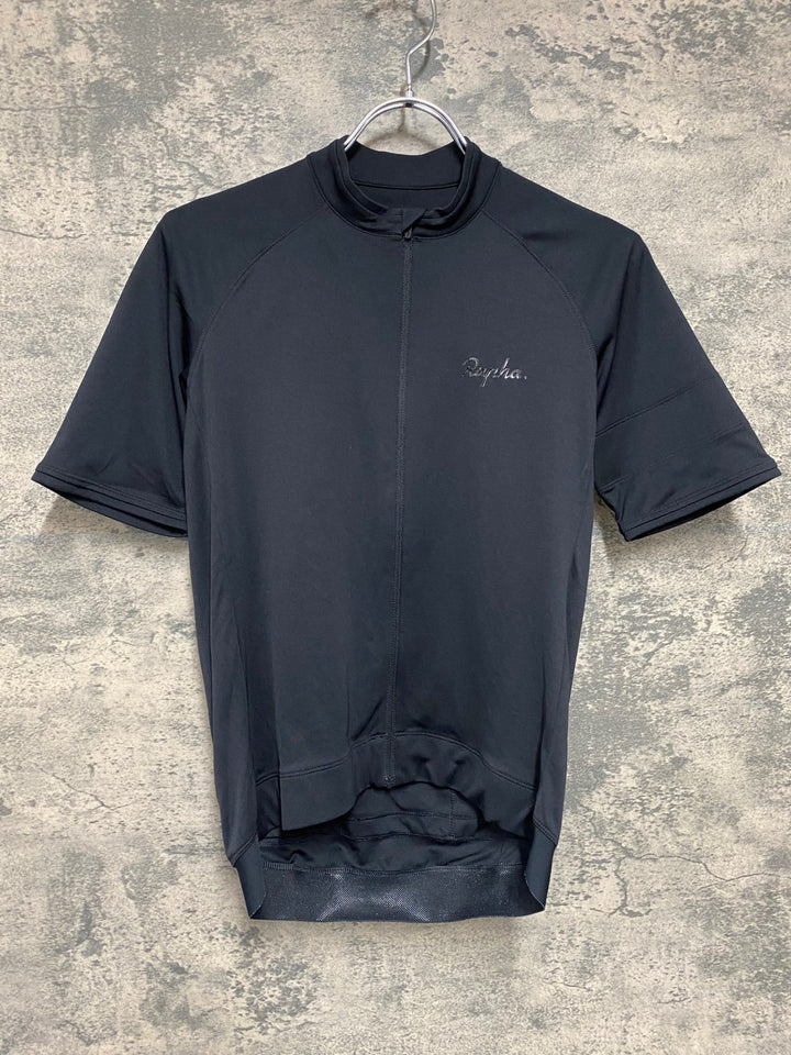 JT010 ラファ Rapha MEN'S SHORT SLEEVE CORE JERSEY 半袖サイクルジャージ 黒 S