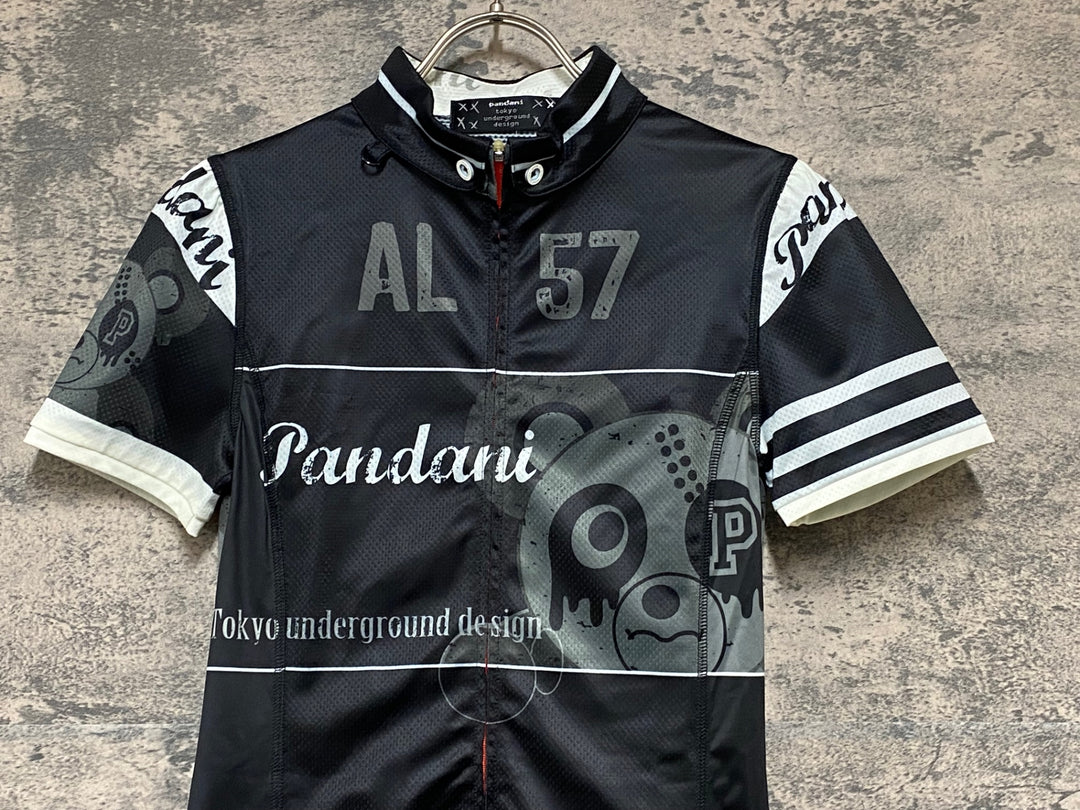 KG828 パンダーニ PANDANI 半袖 サイクジャージ 黒 M レディース