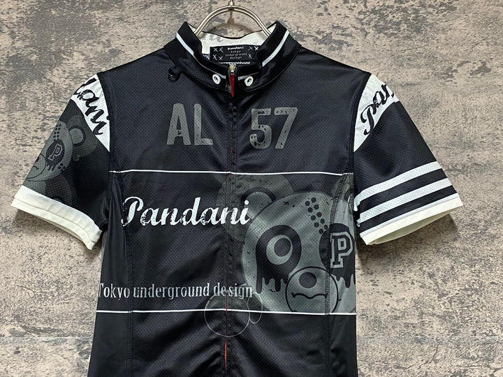 KG828 パンダーニ PANDANI 半袖 サイクジャージ 黒 M レディース