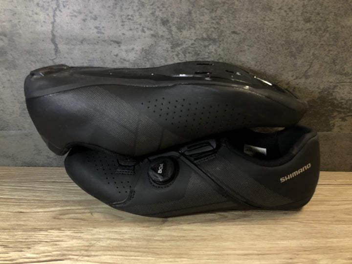JP514 シマノ SHIMANO SH-RC300M ビンディングシューズ SPD-SL 黒 EU44