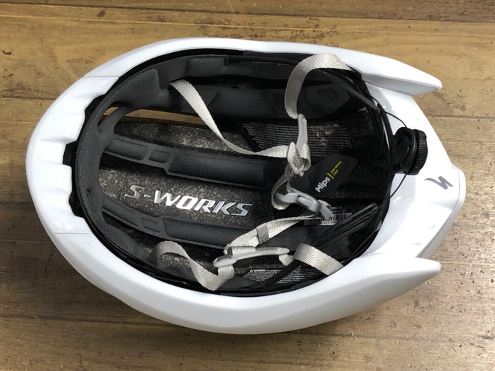 KM861 スペシャライズド SPECIALIZED S-WORKS EVADE4 ヘルメット WHITE Sサイズ 2026/01製造