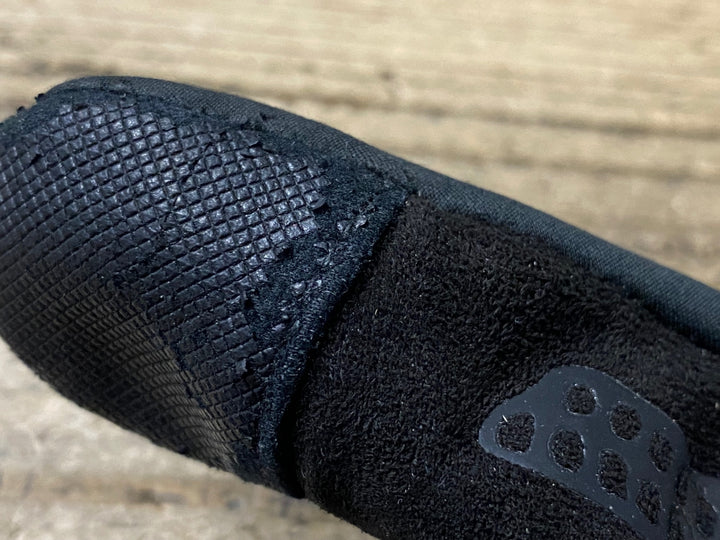 KA687 カステリ CASTELLI ROSSO CORSA 長指 グローブ 黒 L 裏起毛