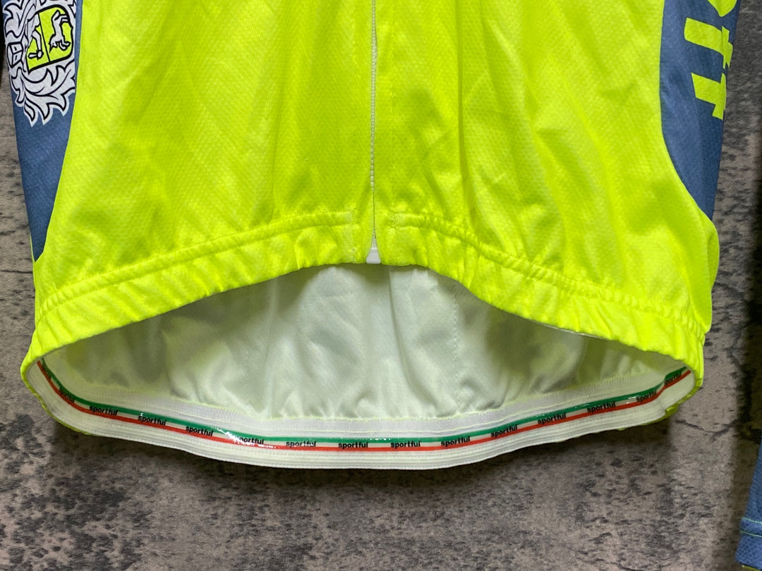 KJ858 スポーツフル sportful 長袖 サイクルジャージ 黄 M TINKOFF