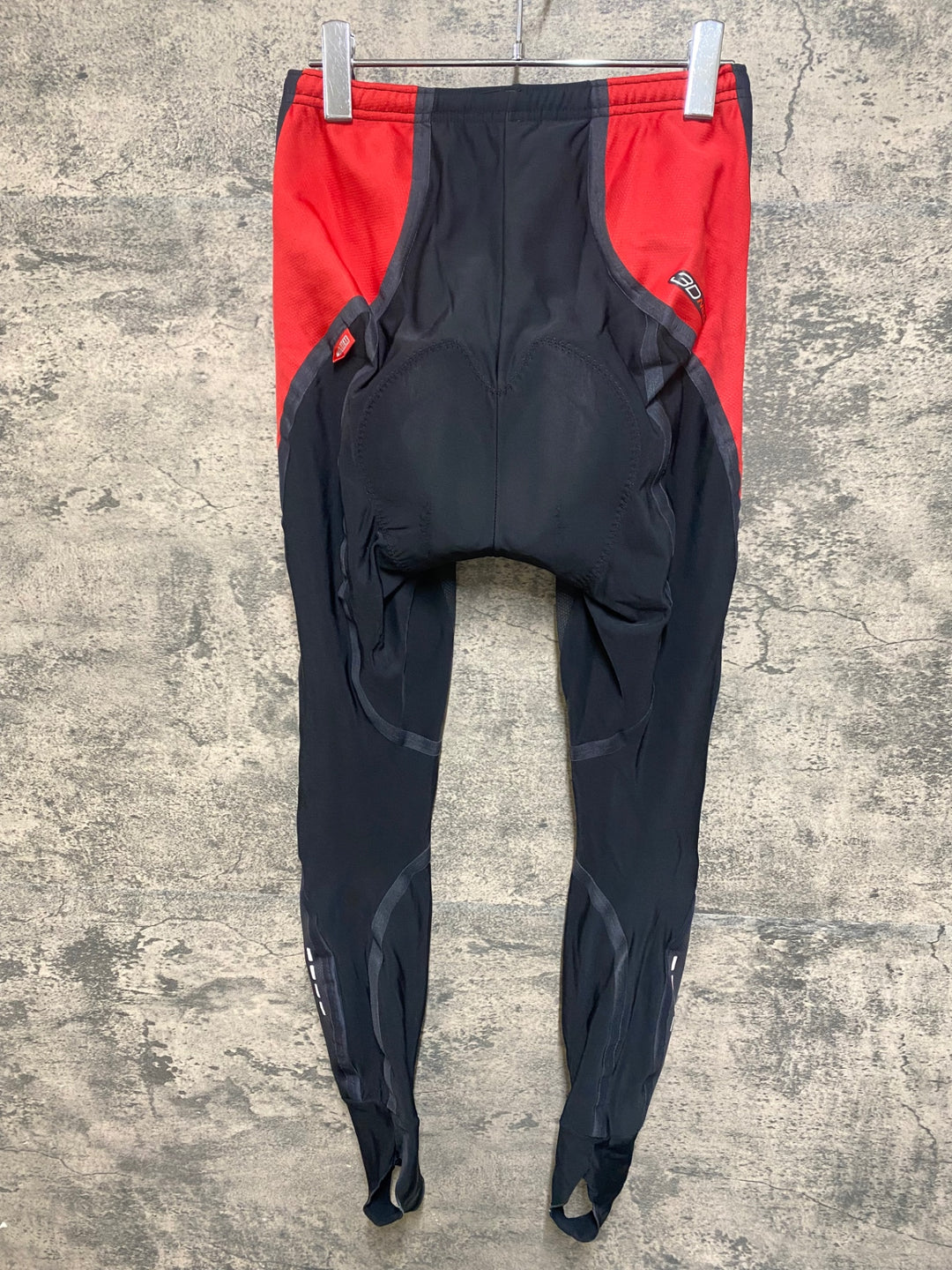 JZ634 パールイズミ PEARL iZUMi レーサータイツ 黒 赤 M 3D NEO WINDBREAK 裏起毛