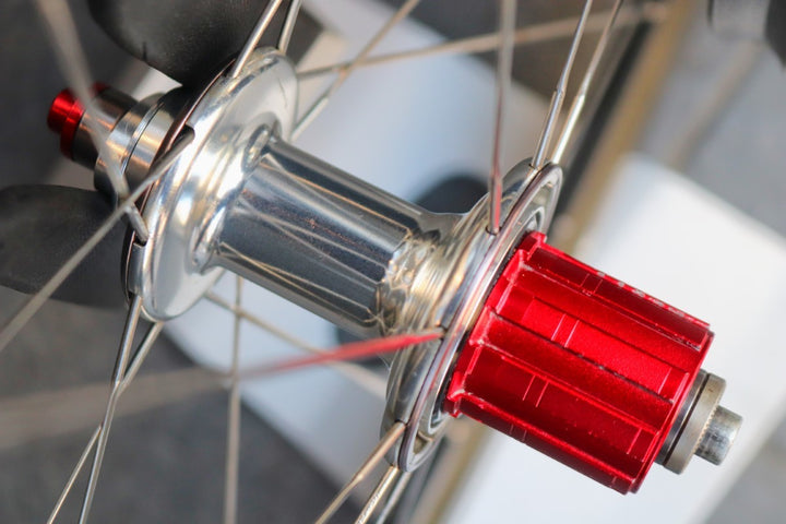 ジップ ZIPP 404 SPEED WEAPONRY カーボン チューブラー ホイールセット シマノ 10S 【東京南麻布店】