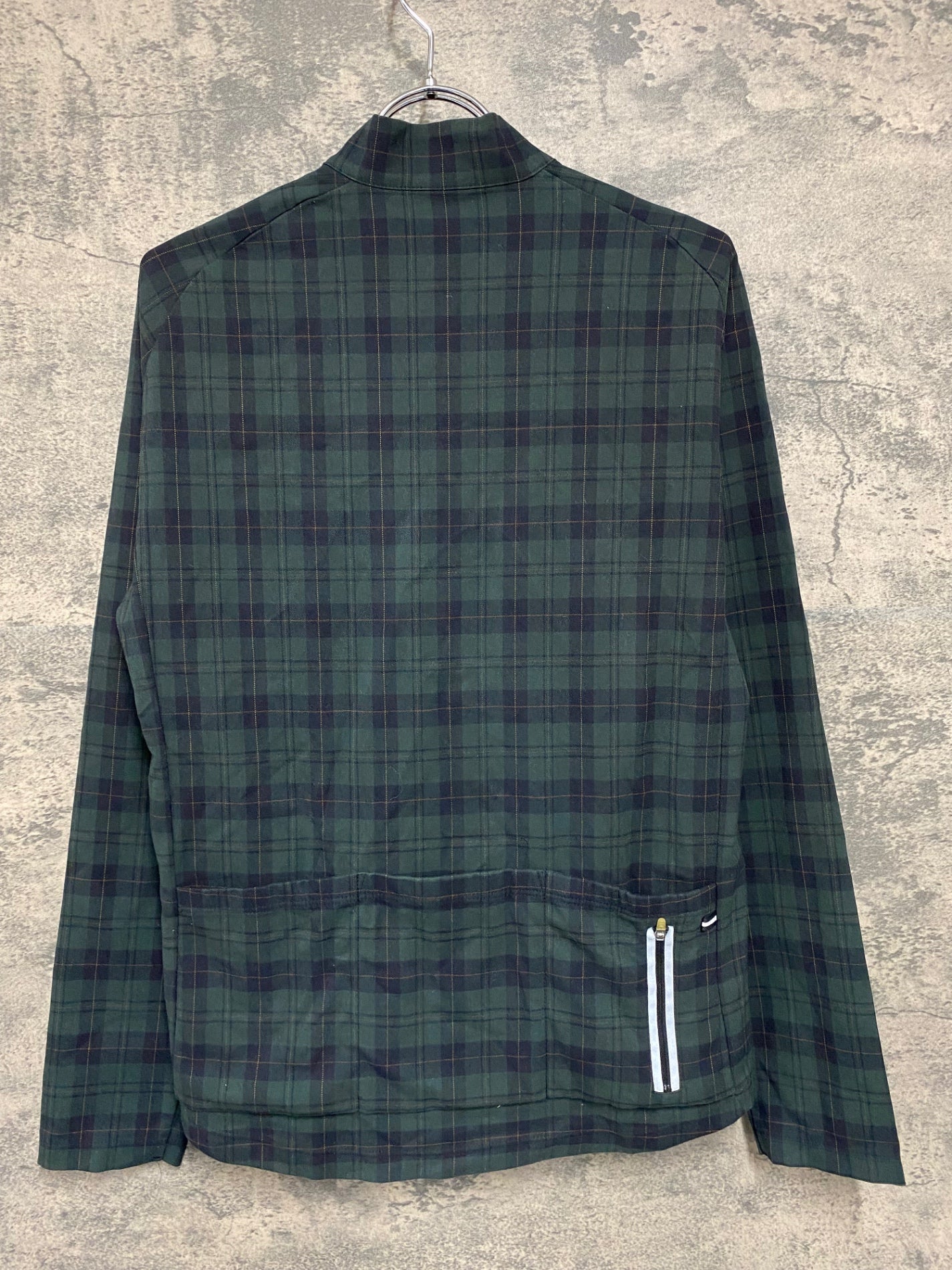 JS731 カペルミュール KAPELMUUR 長袖 サイクルジャージ M 緑 チェック