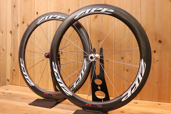 ジップ ZIPP 404 SPEED WEAPONRY カーボン クリンチャー ホイールセット シマノ 11S/12S 【芦屋店】