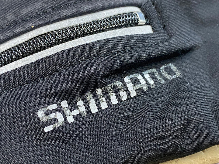 JX332 シマノ SHIMANO レッグウォーマー 黒 L WINDSTOPPER