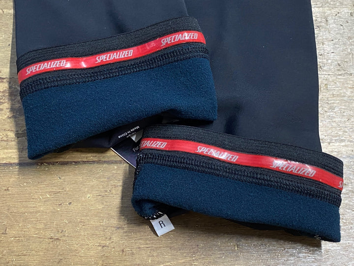 JV575 スペシャライズド SPECIALIZED ARM WARMERS アームウォーマー 黒 L 裏起毛