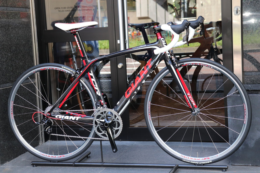 訳アリ ジャイアント GIANT TCR COMPOSITE SE 2011モデル Sサイズ スラム エイペックス 10S カーボン ロードバイク 【東京南麻布店】