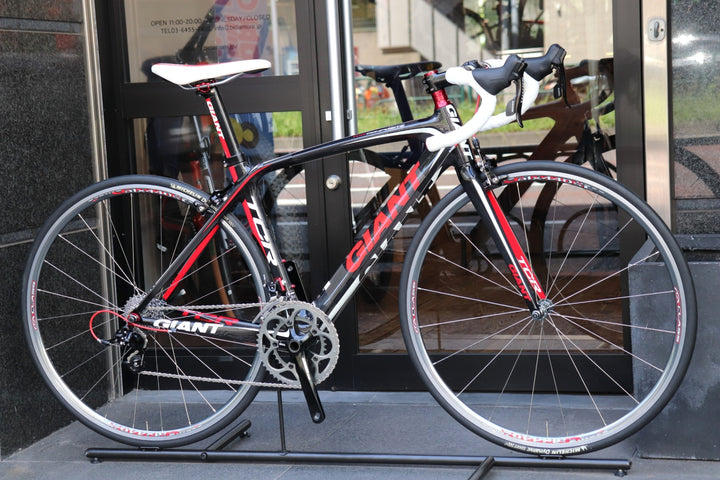 訳アリ ジャイアント GIANT TCR COMPOSITE SE 2011モデル Sサイズ スラム エイペックス 10S カーボン ロードバイク 【東京南麻布店】
