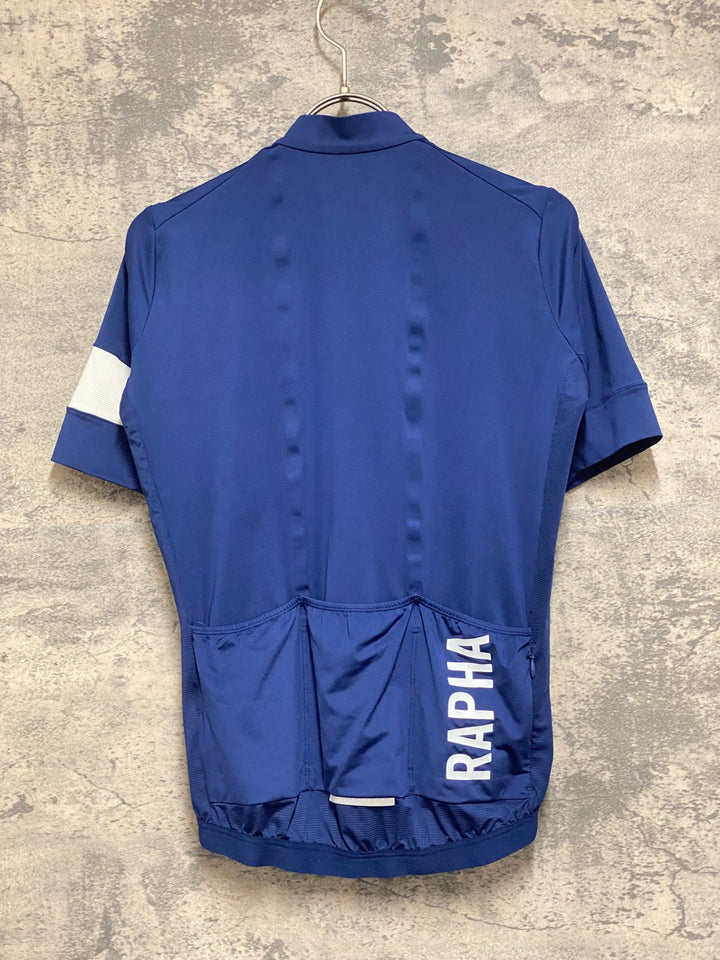 KS051 ラファ Rapha PRO TEAM TRAINING JERSEY Ⅱ 半袖 サイクルジャージ 紺 S