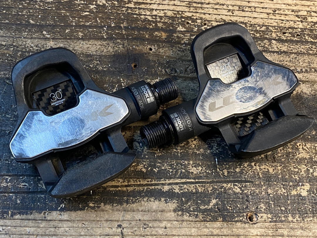 IZ478 ルック LOOK ケオ KEO BLADE Cr 12 ビンディングぺダル クロモリ 30th ANNIVERSARY
