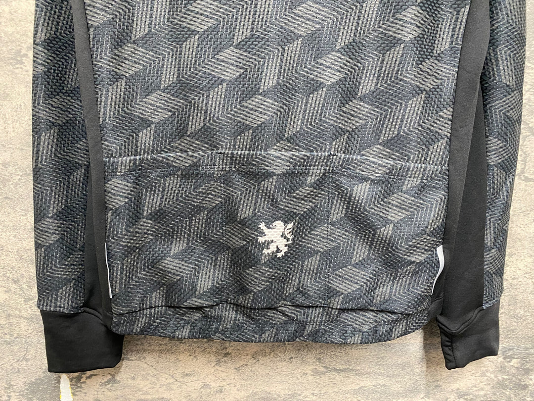 KM237 リオンドカペルミュール Lion de KAPELMUUR 長袖 サイクルジャケット グレー ASIA M 裏起毛