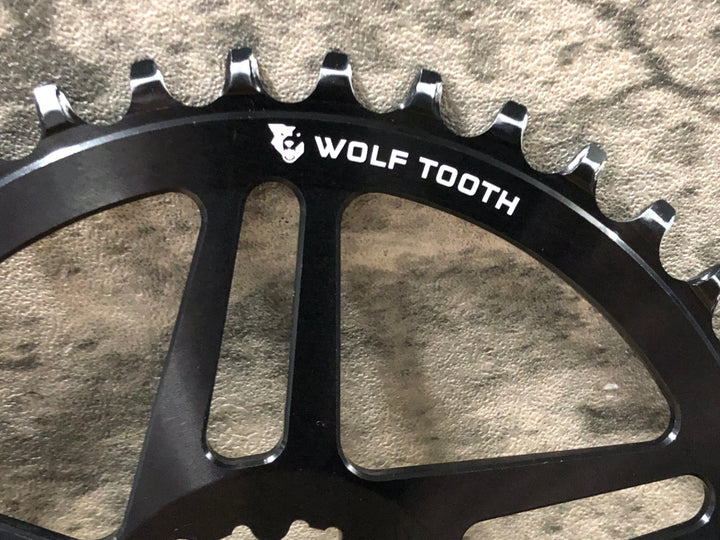 JU072 ウルフトゥース WOLF TOOTH Direct Mount Chainring チェーンリング 黒 40T