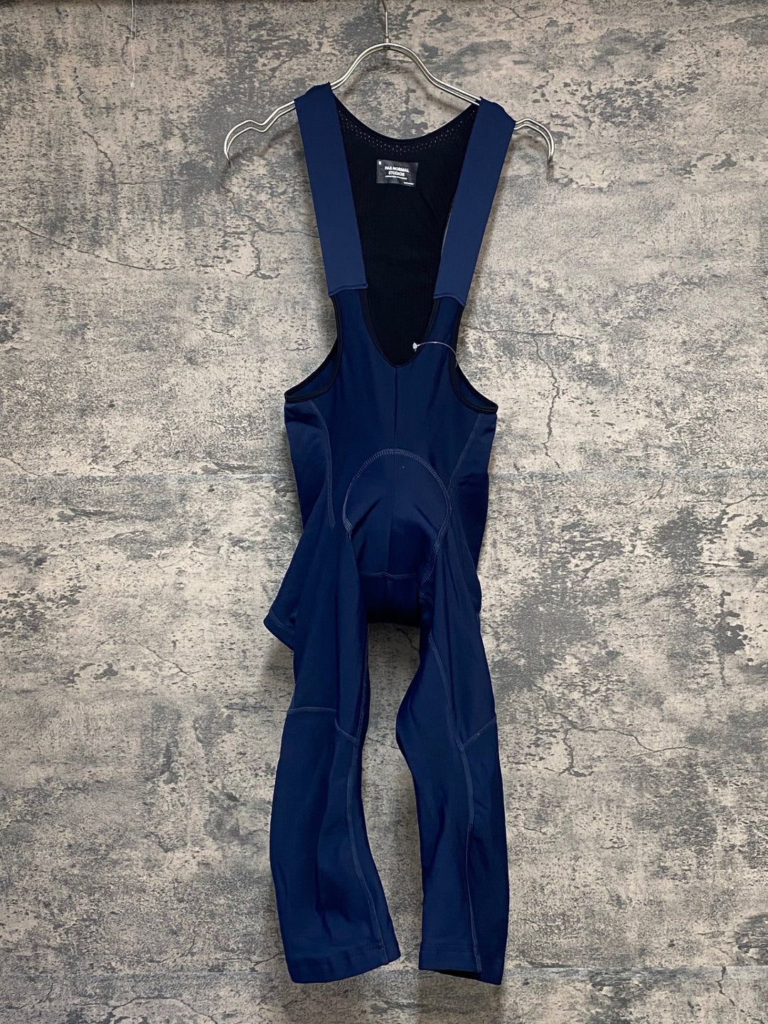 JY496 パスノーマルスタジオ PAS NORMAL STUDIOS Essential Thermal Knickers ビブニッカー ネイビー S 裏起毛 ※パットアタリ