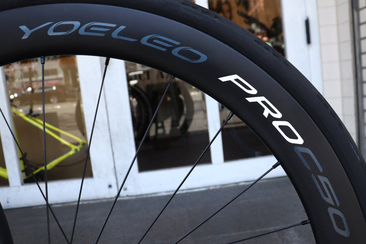 ヨーレオ YOELEO SAT C50 PRO カーボン チューブレスレディ ホイールセット シマノ11/12S  【横浜店】