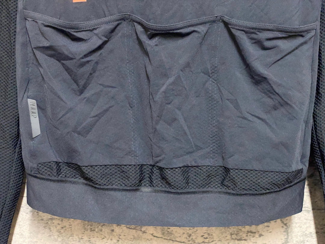 JP777 マープ MAAP PRO FIT JERSEY 長袖サイクルジャージ 黒 L