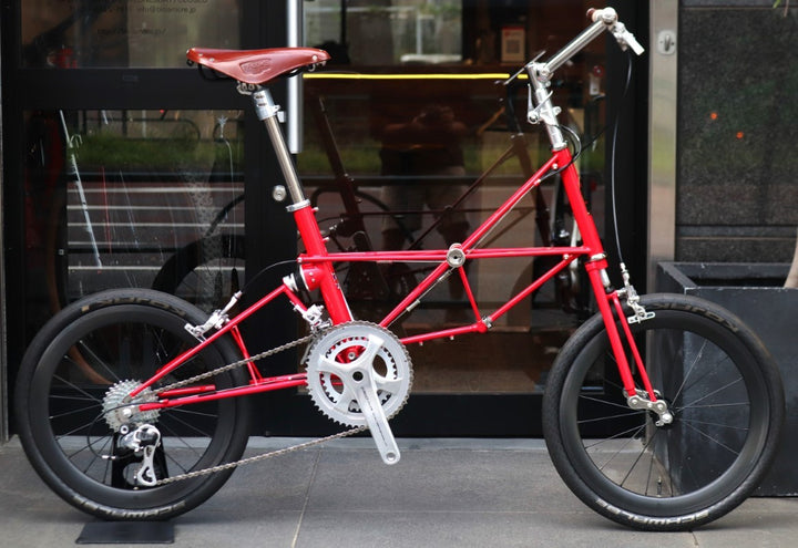 【極上車】 アレックス モールトン ALEX MOULTON  AM-SPORTIF 分割式 カンパ CENTAUR 11S 手組カーボンホイール クロモリ ミニべロ 20インチ 【東京南麻布店】