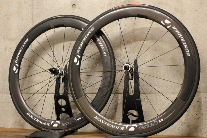 ボントレガー BONTRAGER アイオロス AEOLUS D3 5 カーボン チューブラー ホイールセット シマノ 12/11S 【福岡店】