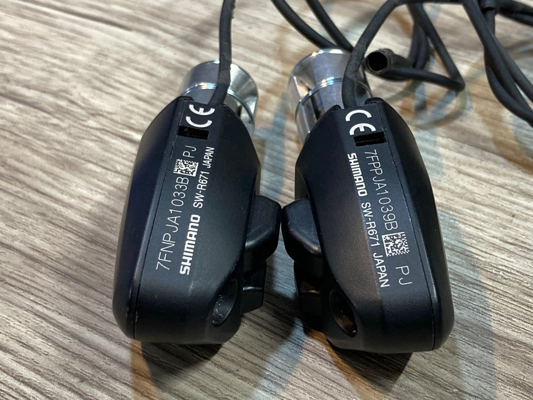 JU844 シマノ SHIMANO SW-R671 TT/トライアスロン DHバー シフトスイッチ Di2
