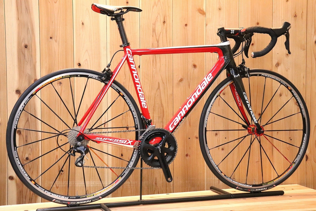 キャノンデール CANNONDALE スーパーシックス SUPERSIX HI-MOD 2010年モデル 54サイズ シマノ 105 5800 11S カーボン ロードバイク 【芦屋店】