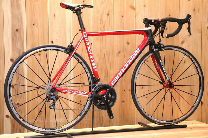 キャノンデール CANNONDALE スーパーシックス SUPERSIX HI-MOD 2010年モデル 54サイズ シマノ 105 5800 11S カーボン ロードバイク 【芦屋店】