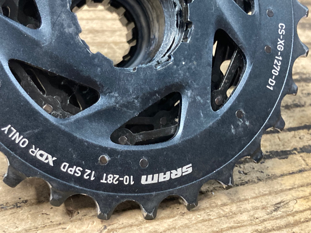 KD788 スラム SRAM FORCE CS-XG-1270-D1 スプロケット 10-28T 12S XDR