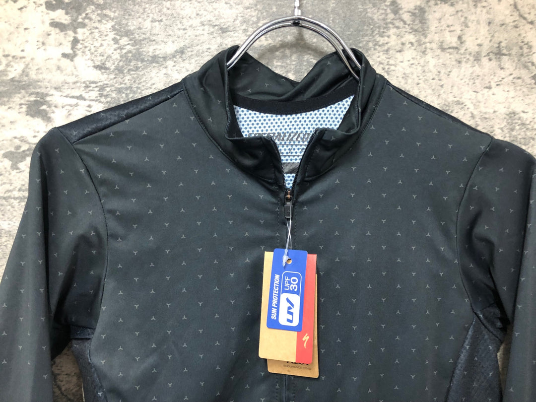 JG922 スペシャライズド SPECIALIZED RBX JERSEY LS WMS XSサイズ 長袖 レディース サイクルジャージ 黒 未使用品