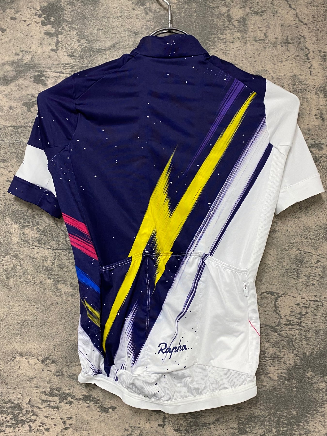 JH575 ラファ Rapha CANYON SRAM PRO TEAM TRAINING JERSEY 紺白 XXS