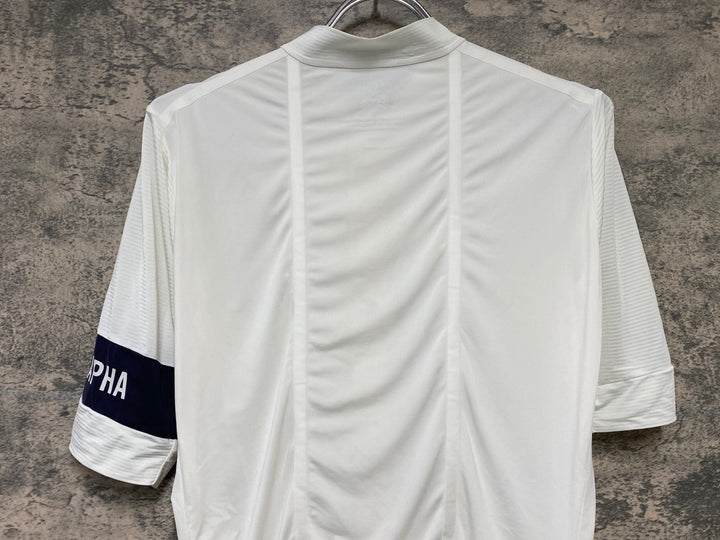 KD611 ラファ Rapha PRO TEAM JERSEY 半袖 サイクルジャージ 白 M 汚れあり