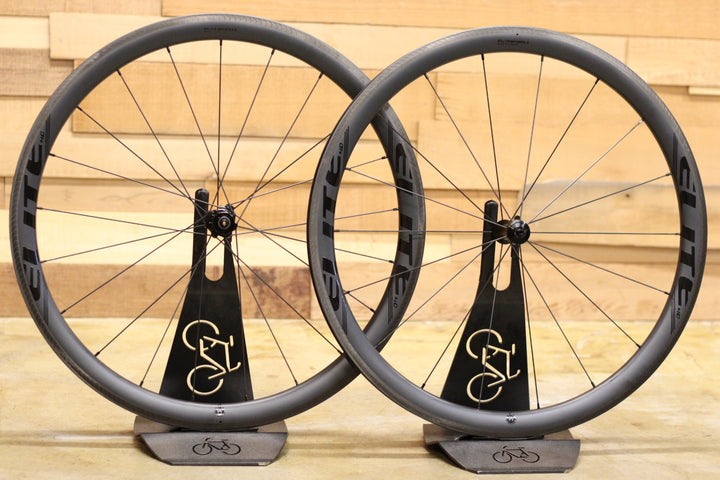 エリートホイールズ ELITEWHEELS エッジ EDGE40 RIM カーボン チューブレスレディ ホイールセット シマノ12S/11S 【立川店】