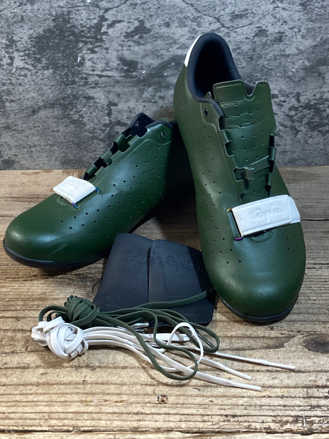 KD517 ラファ Rapha CLASSIC SHOE ビンディングシューズ 緑 EU43