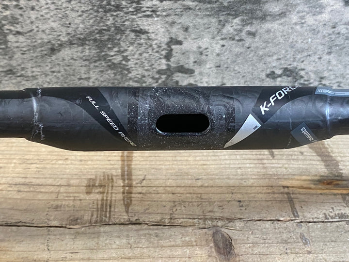 KA202 FSA K-FORCE カーボンハンドル Φ31.8 400mm ※レバー固定部凹み ジャンク