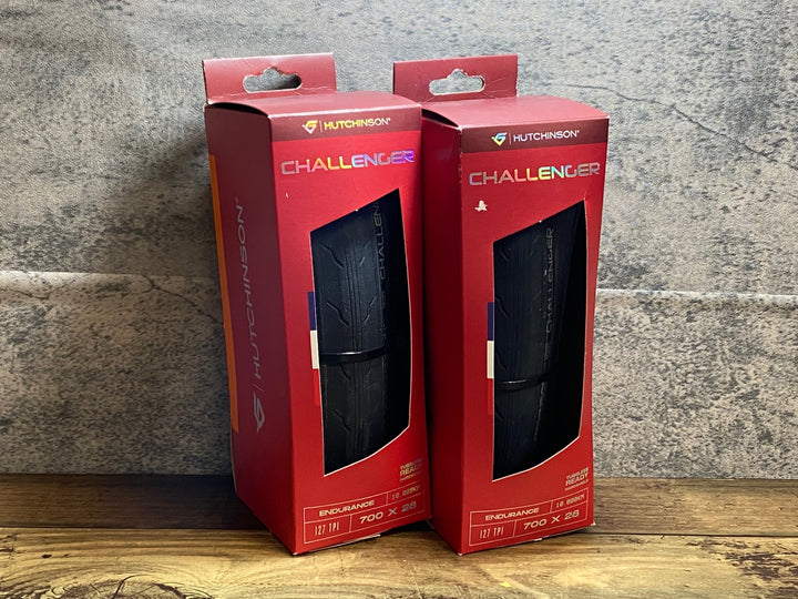 JT724 ハッチンソン HUTCHINSON チャレンジャー CHALLENGER タイヤ チューブレスレディ 700×28C 2本セット