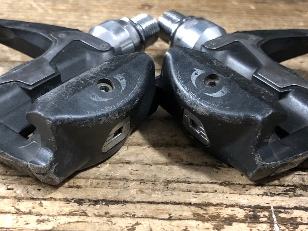 KC717 シマノ SHIMANO デュラエース DURA-ACE PD-9000 ビンディングペダル SPD-SL ※ペダルバネ破損のためジャンク