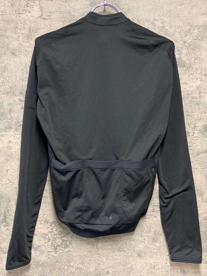 JE224 ラファ Rapha MEN'S LONG SLEEVE CORE JERSEY 長袖 サイクルジャージ S 裏起毛
