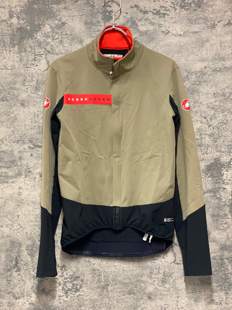 KC506 カステリ castelli サイクルジャケット カーキ― 黒 M – BICI