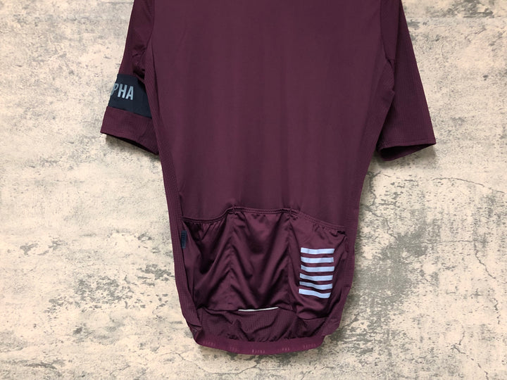 JO798 ラファ Rapha PRO TEAM FLY WEIGHT JERSEY 半袖 サイクルジャージ 赤 S
